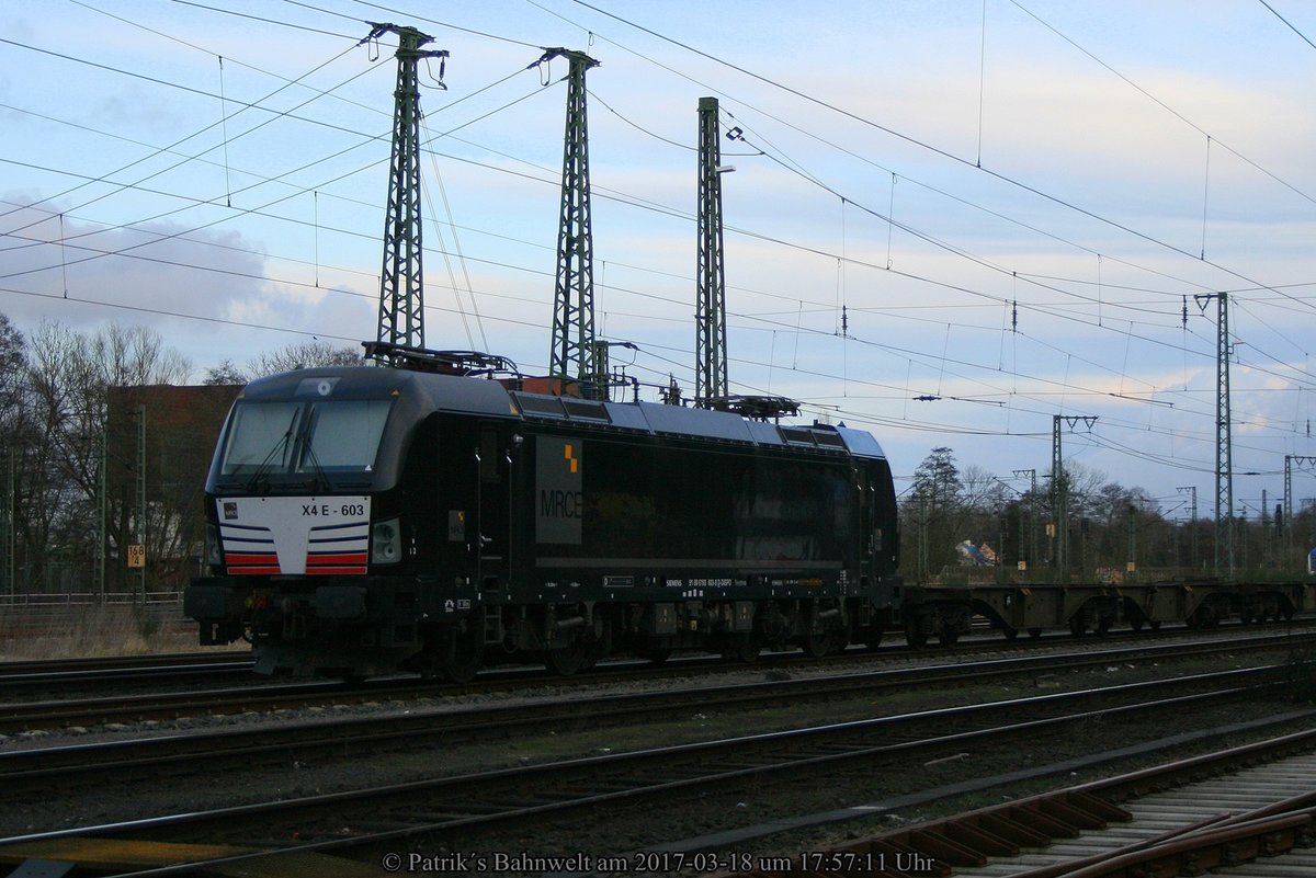 MRCE 193 603 abgestellt am 18.03.2017 in Hamburg-Harburg