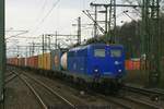 EGP 140 649 mit Containerzug am 09.03.2017 in Hamburg-Harburg