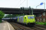 RHC 119 004 mit Kesselwagenzug am 08.07.2016 in Hamburg-Harburg