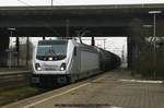 RheinCargo 193 071 mit Kesselwagenzug am 23.01.2017 in Hamburg-Harburg
