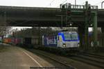 boxXpress 193 841 mit Containerzug am 07.03.2017 in Hamburg-Harburg