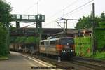 HSL 151 145 mit Containerzug am 08.07.2016 in Hamburg-Harburg