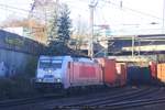 Metrans 386 015 mit Containerzug am 29.11.2016 in Hamburg-Harburg