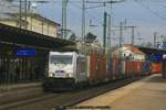 metrans-rail-sro/531056/metrans-386-007-mit-containerzug-am Metrans 386 007 mit Containerzug am 08.12.2016 in Lüneburg