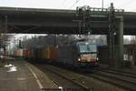 MRCE 193 603 mit Containerzug am 02.02.2017 in Hamburg-Harburg