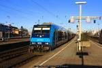246 206 mit NOB-Ersatzzug aus Westerland in Hamburg-Altona am 02.12.2016
