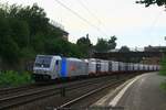 RPOOL / VTG Rail Logistics mit InnoFreight Containerzug am 04.08.2016 in Hamburg-Harburg