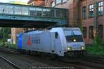 RPOOL / VTG Rail Logistics E186 145 Lz am 05.09.2016 in Hamburg-Harburg