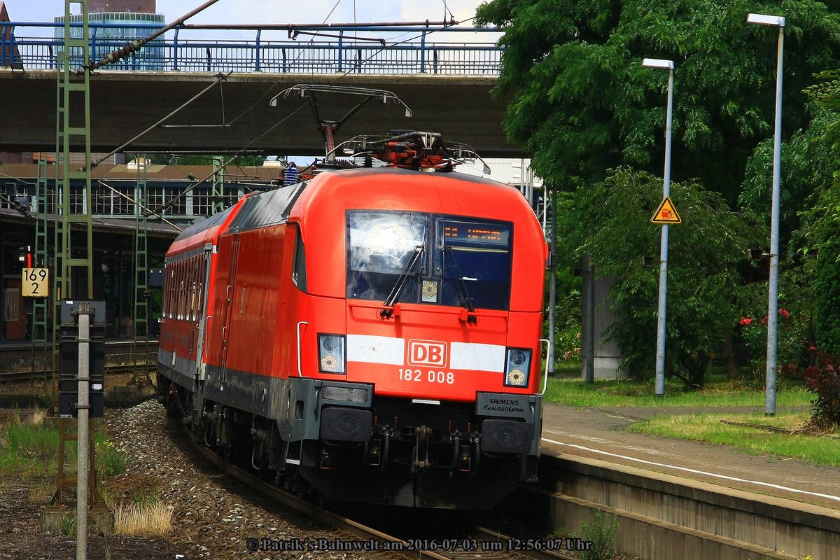 182 008 mit IRE am 03.07.2016 in Hamburg-Harburg auf dem Weg Richtung Süden