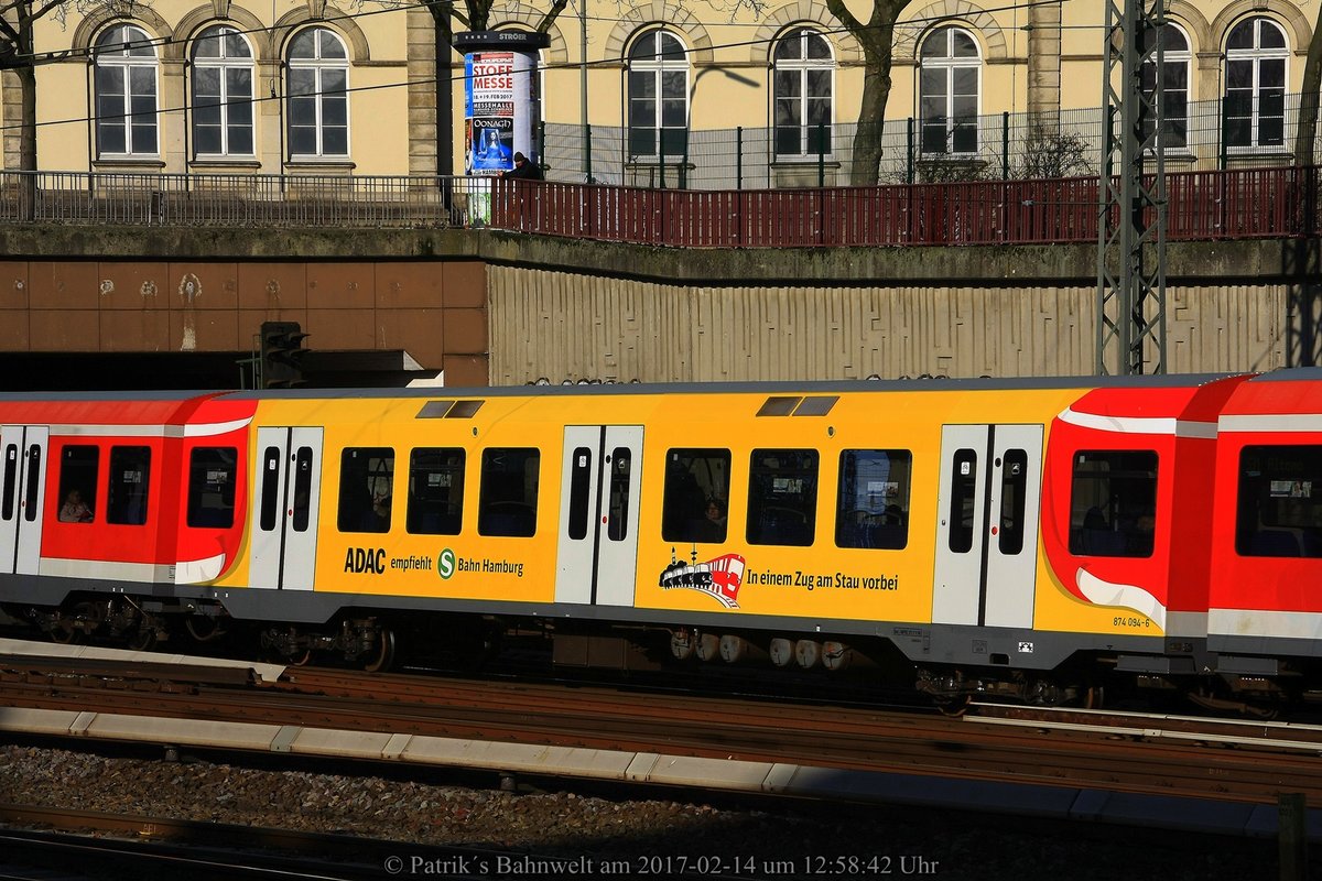 874 094  ADAC am 14.02.2017 in Hamburg Hbf am Hühnerposten