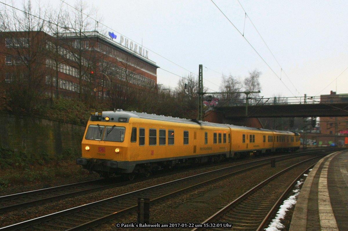 B Netz 719 001/501 am 22.01.2017 in Hamburg-Harburg