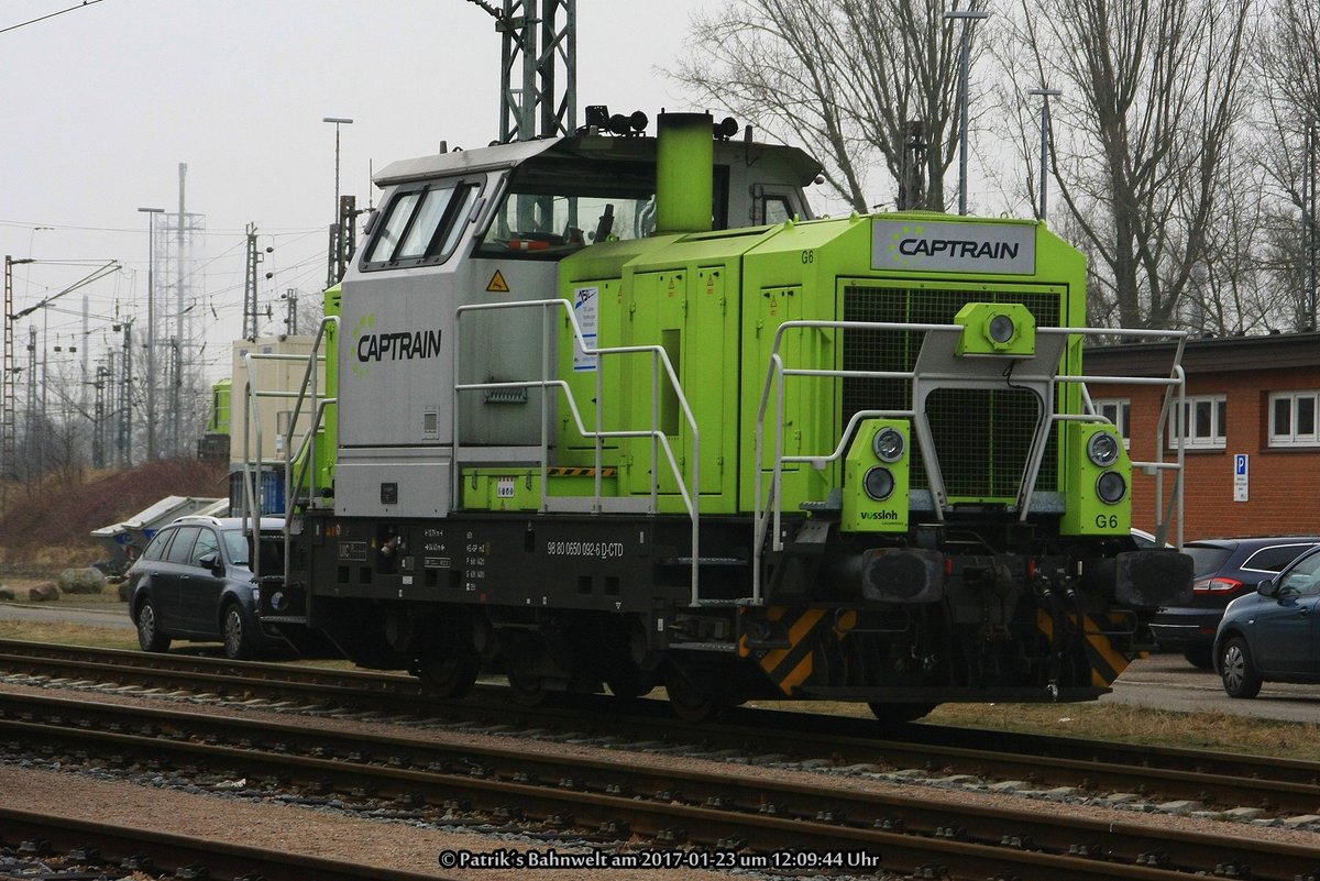 Captrain 0650 092 abgestellt am 23.01.2017 in Hamburg-Hohe Schaar