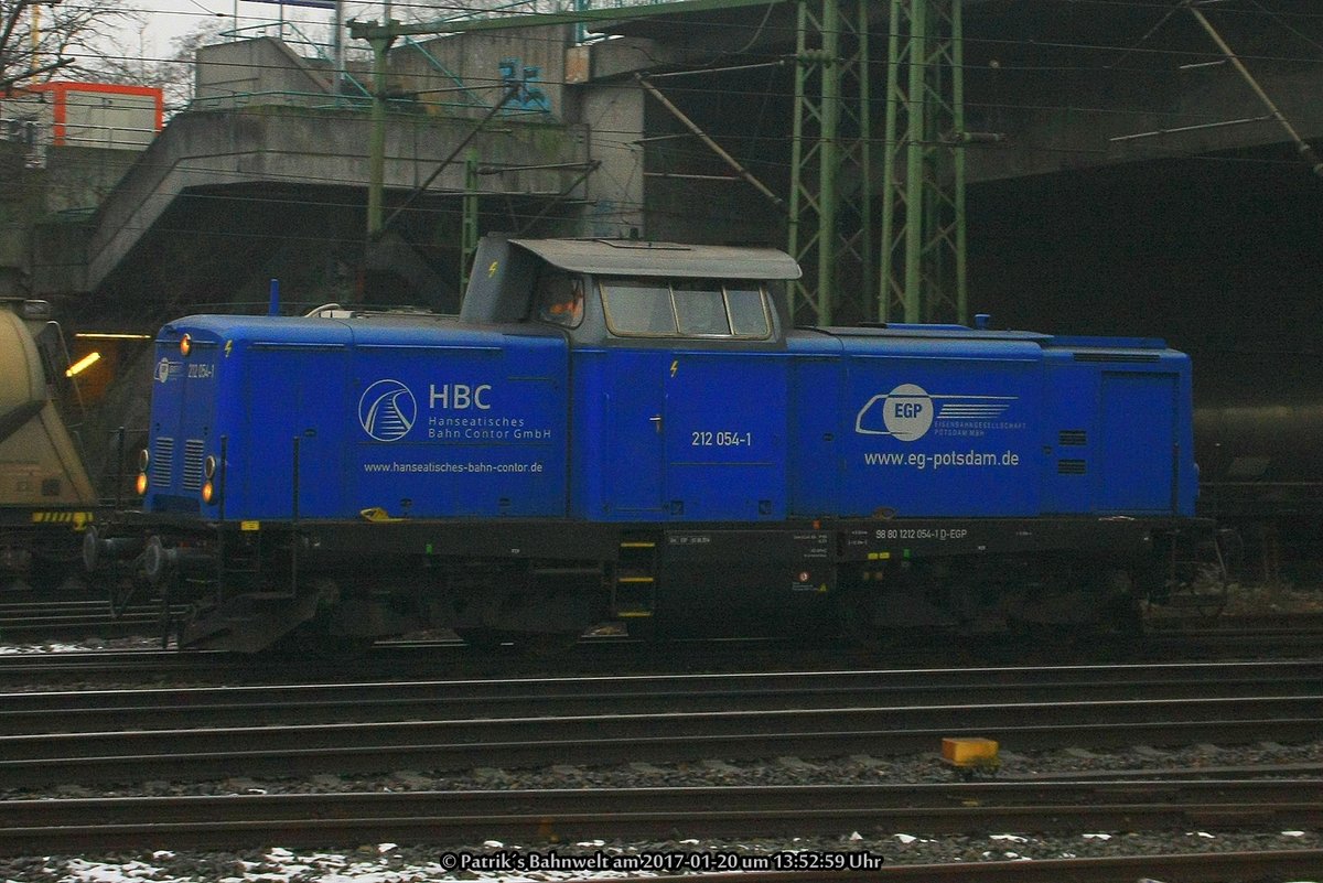 EGP 212 054 LZ am 20.01.2016 in Hamburg-Harburg