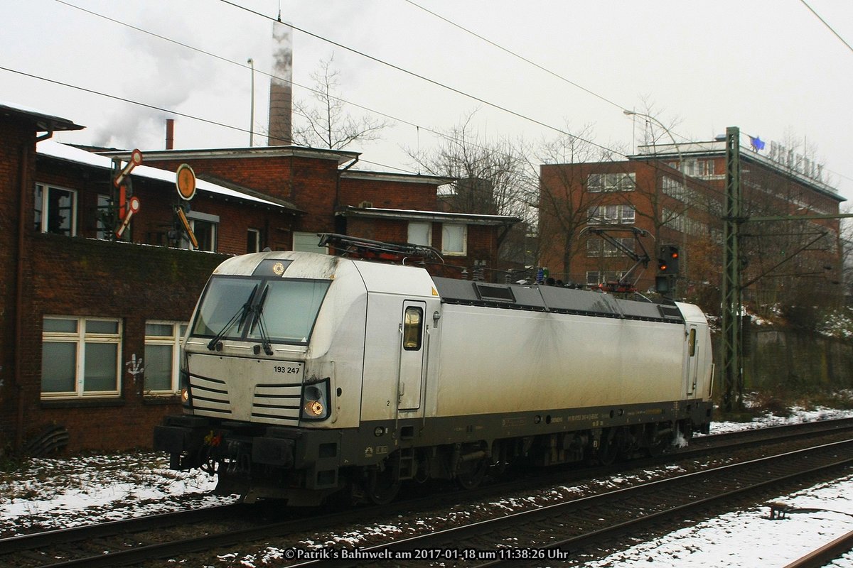 ELL/SETG 193 247 Lz am 18.01.2017 in Hamburg-Harburg