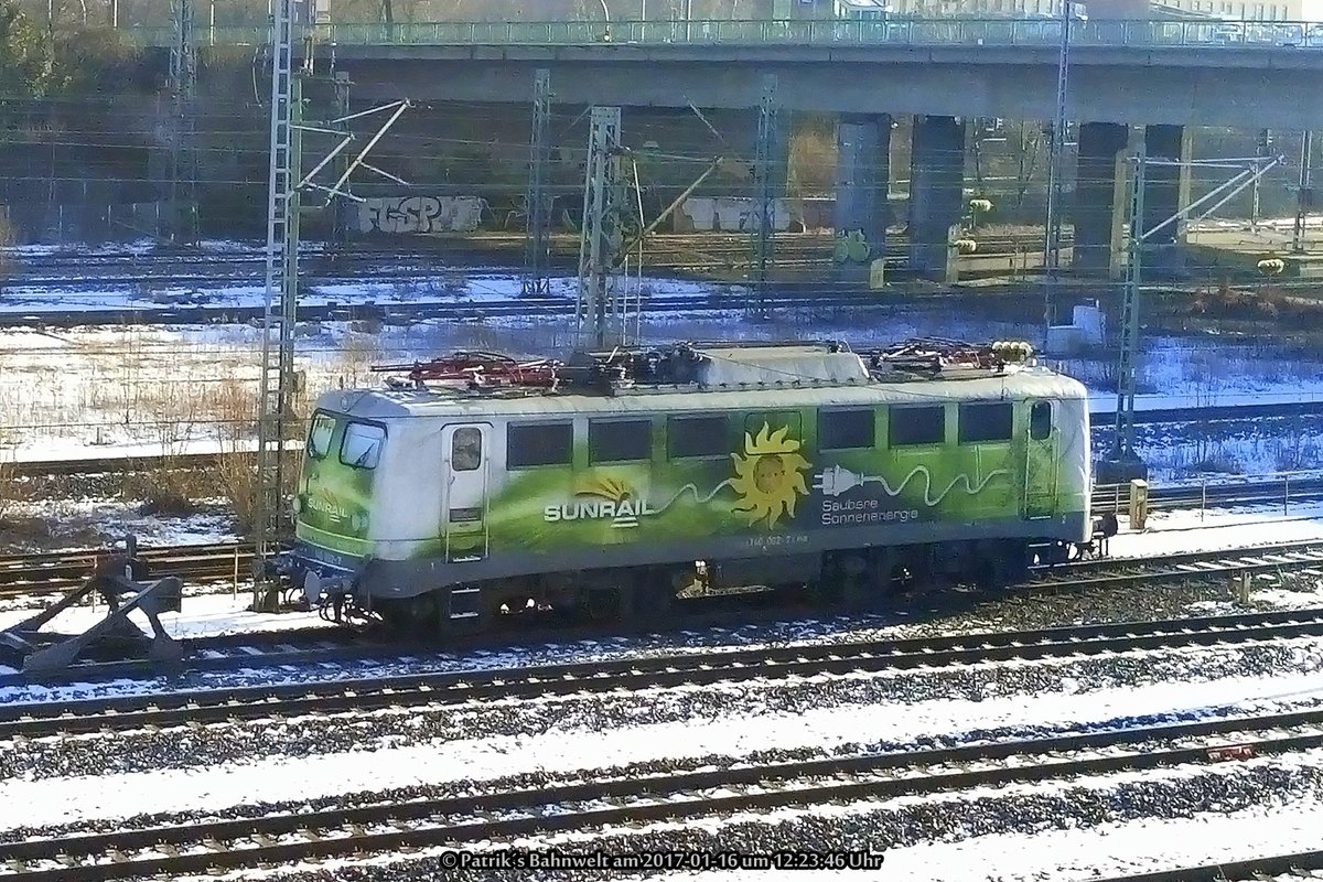 evb 140 002  Sunrail  abgestellt am 16.01.2017 in Hamburg-Harburg