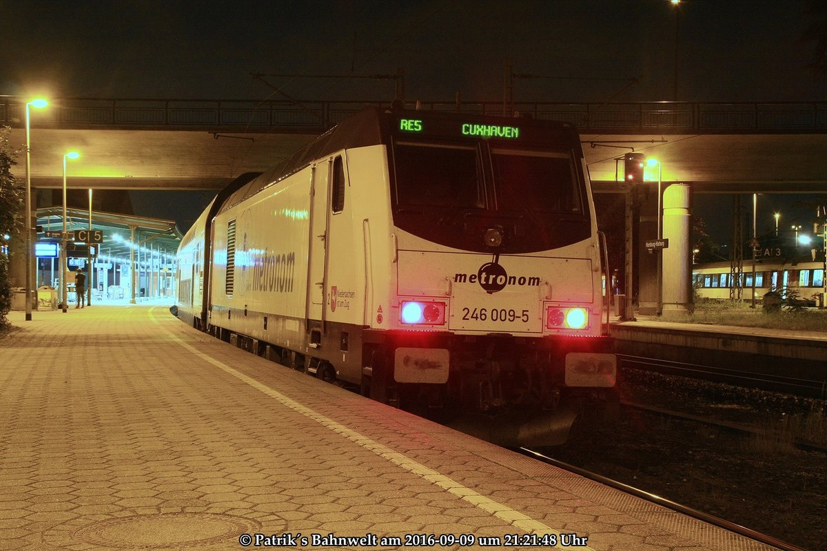 ME 246 009 mit RE5 am 09.09.2016 in Hamburg-Harburg