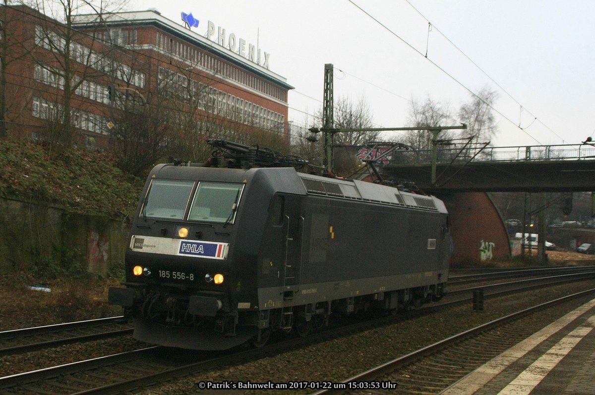 MRCE / Metrans 185 556 Lz am 22.01.2017 in Hamburg-Harburg