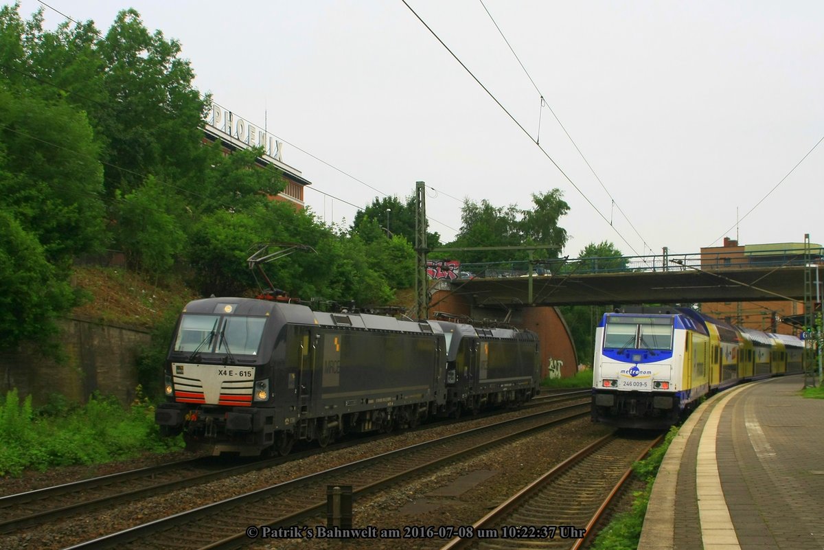 MRCE 193 615 + MRCE 193 614 Lz am 08.07.2016 in Hamburg-Harburg