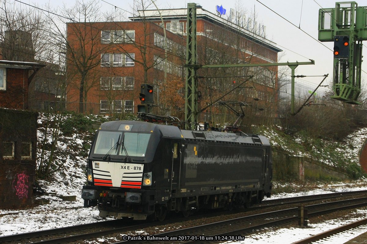 MRCE 193 878 Lz am 18.01.2017 in Hamburg-Harburg