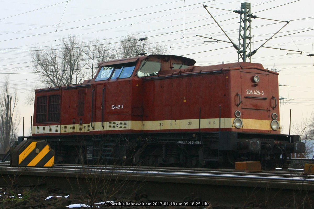 MTEG/PRESS 204 425 abgestellt am 18.01.2017 in Hamburg-Harburg