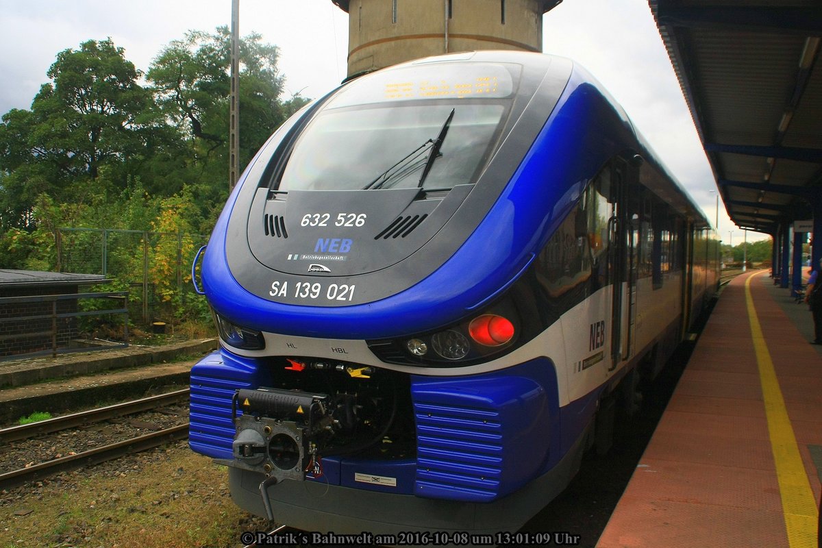 NEB 632 026 am 08.10.2016 in Kostrzyn