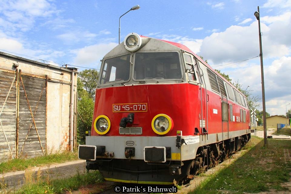 PKP SU45-070 abgestellt im Bw Rzepin im Mai 2016