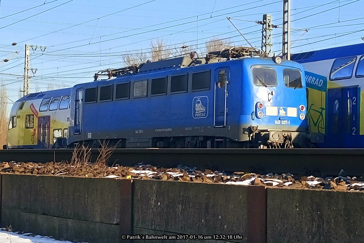 PRESS 140 037 abgestellt am 16.01.2017 in Hamburg-Harburg