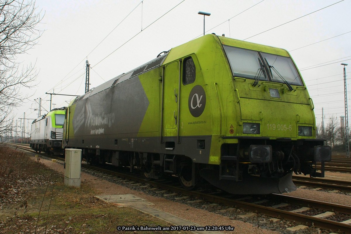 RHC 119 005 abgestellt am 23.01.2017 in Hamburg-Hohe Schaar