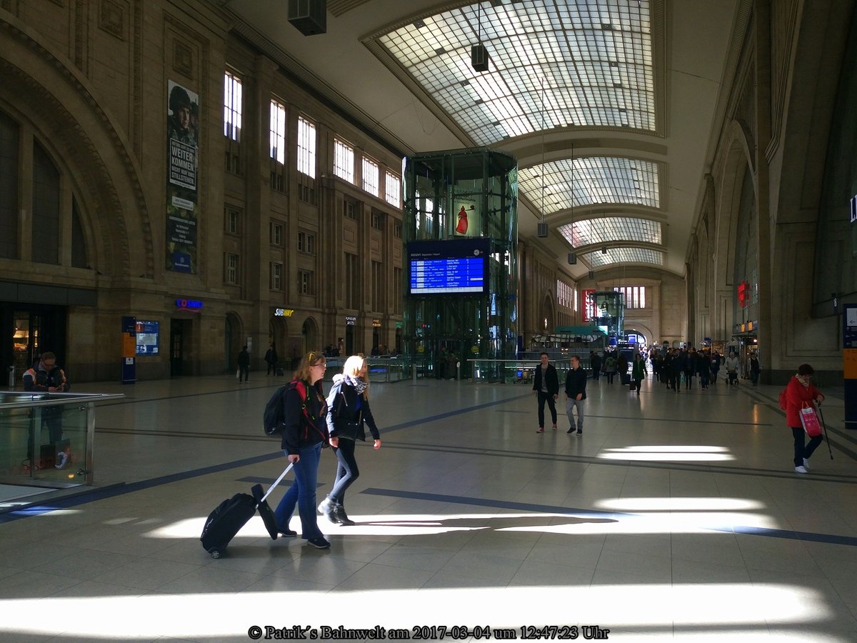 Wandelhalle Leipzig Hbf am 04.03.2017