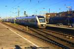 Transdev / NWB 648 299 + Transdev / NWB 648 298 + Transdev / MRB 648 295 als NOB-Ersatzzug nach Westerland in Hamburg-Altona am 02.12.2016