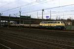 AVG 215 004 mit Schwellenzug am 09.03.2017 in Hamburg-Harburg