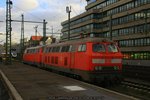 218 272 + 218 139 abgestellt Hannover Hbf am 29.10.2016