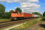 Nothrail G1203 mit Containerzug am 06.09.2016 in Hamburg-Moorburg