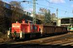 DB 295 016 mit Sandzug (Tamns-Ganzzug) am 24.02.2017 in Hamburg-Harburg