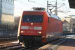 DB 101 123 Lz am 04.02.2017 in Dresden Hauptbahnhof