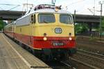 TRI E10 1309 mit Sonderzug am 03.07.2016 in Hamburg-Harburg auf dem Weg Richtung Süden