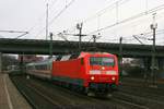 DB 120 149 mit IC am 09.03.2017 in Hamburg-Harburg