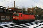 DB 143 313 Lz am 13.01.2017 in Hamburg-Harburg