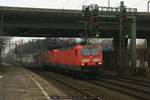 DB 143 364 + DB 143 321 Lz am 23.01.2017 in Hamburg-Harburg