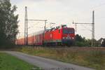 MEG 604 mit Autotransportzug am 10.09.2016 in Dedensen-Gümmer