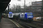 RBH 145 102 mit Kesselwagenzug am 02.02.2017 in Hamburg-Harburg