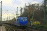 EGP 151 131 mit COntainerzug am 18.11.2016 in Hamburg-Harburg