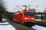 DB 152 162 mit Kesselwagenzug am 18.01.2017 in Hamburg-Harburg