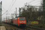 DB 152 029 mit KT 50152 am 23.01.2017 in Hamburg-Harburg