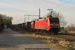 DB 152 050 mit EK 53688 am 27.01.2017 in Neukloster (Kreis Stade)