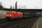 DB 152 081 mit Gemischten Güterzug am 17.02.2017 in Hamburg-Harburg