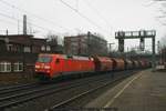 DB 152 091 mit Kalizug am 19.02.2017 in Hamburg-Harburg