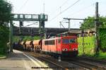 DB 155 222 mit Kalizug am 08.07.2016 in Hamburg-Harburg