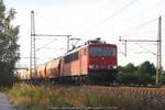 DB 155 171 mit Getreidewagenzug am 10.09.2016 in Dedensen-Gümmer