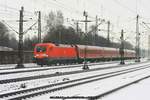 DB 182 018 mit IRE 4276 am 13.01.2017 in Hamburg-Harburg